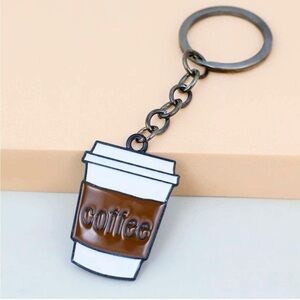 Coffee cup keychain